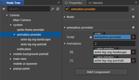 Aniamtion Provider