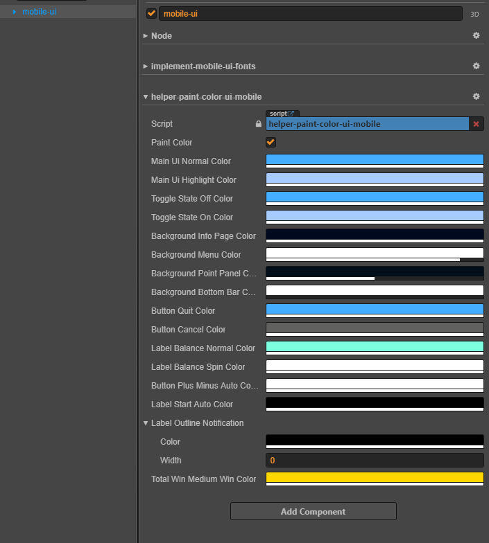 Color Setup