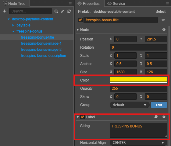Feature Configure