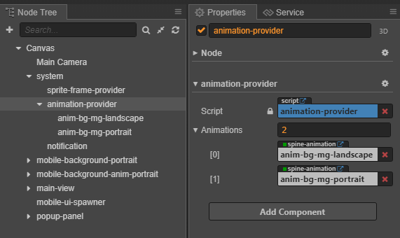 Aniamtion Provider