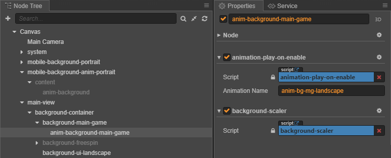 Background Setup Anim Landscape