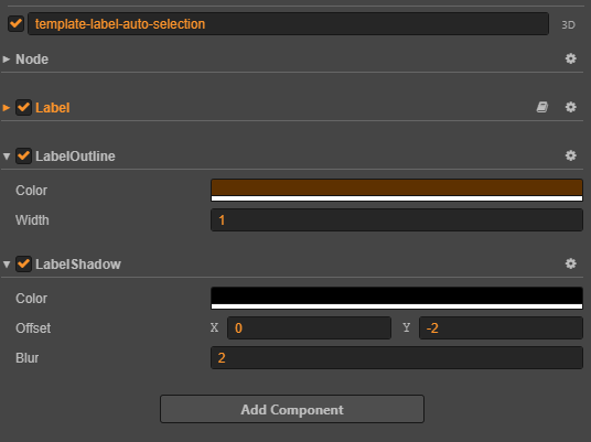 Label Configuration Options