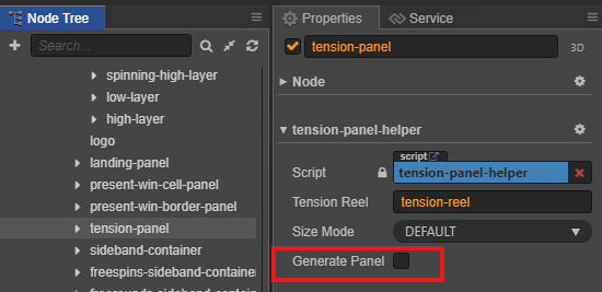 Tension Panel