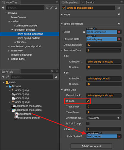 Background Setup Animation