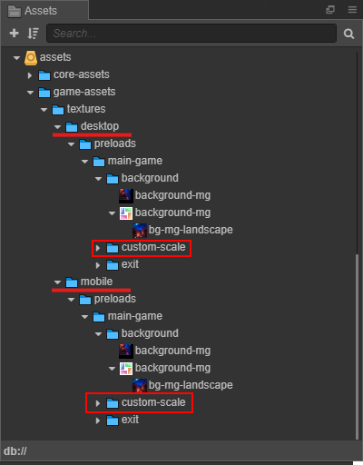 Assets Custom Scaler