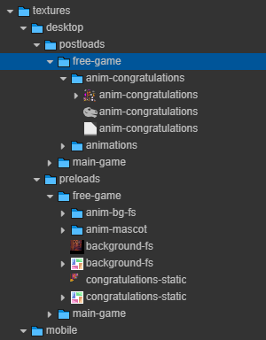 Desktop Asset Structure