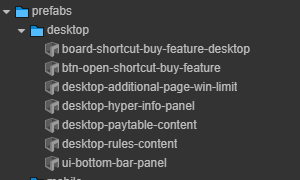 Prefabs Desktop